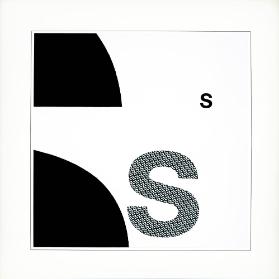 Kompositionsübung ; mehrere gleiche Buchstabenformen