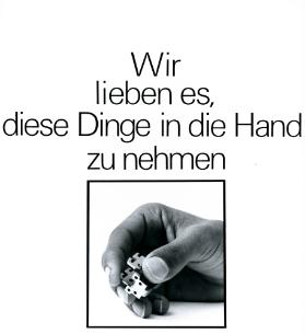 Broschüre für Behinderten Werkstatt