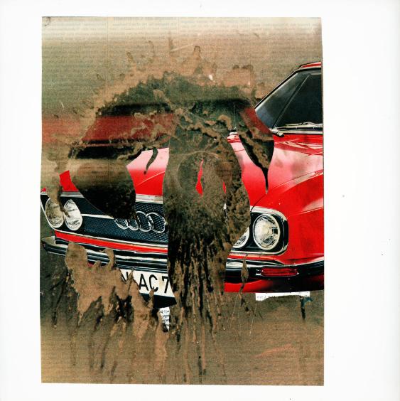 Montage aus Zeitungsbildern