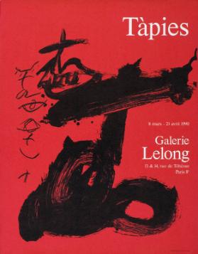 Tàpies - Galerie Lelong