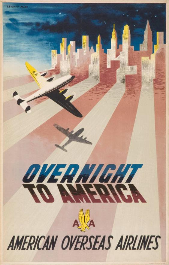 Overnight to America - American Overseas Airlines