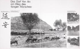 Das Dorf Yen An am Weg des " langen Marsches "