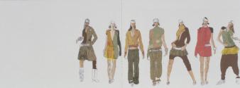 Studienbereich Textil ; Diplom 2004 ; Ausstellungsgestaltung ; Präsentationsmappe