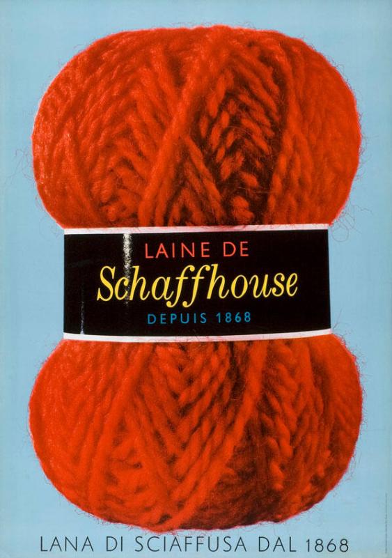 Laine de Schaffhouse depuis 1868 - Lana di Sciaffusa dal 1868