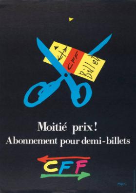 Moitié prix! Abonnement pour demi-billets - CFF