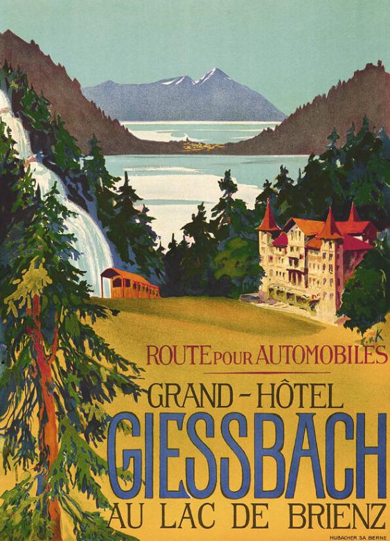 Route pour automobiles - Grand-Hôtel Giessbach au Lac de Brienz