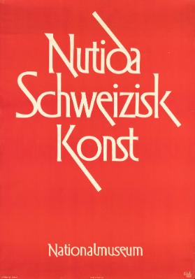 Nutida Schweizisk Konst - Nationalmuseum