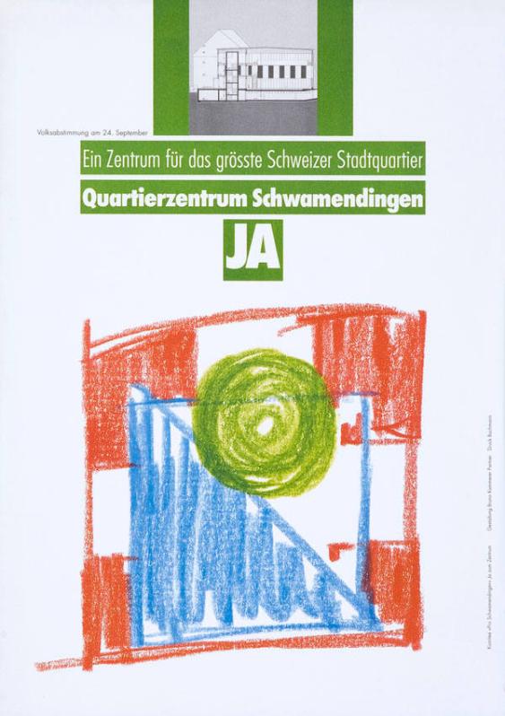 Ein Zentrum für das grösste Schweizer Stadtquartier - Quartierzentrum Schwamendingen Ja
