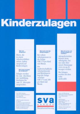 Kinderzulagen - Wer hat Anspruch? (...) - SVA Aargau Sozialversicherung